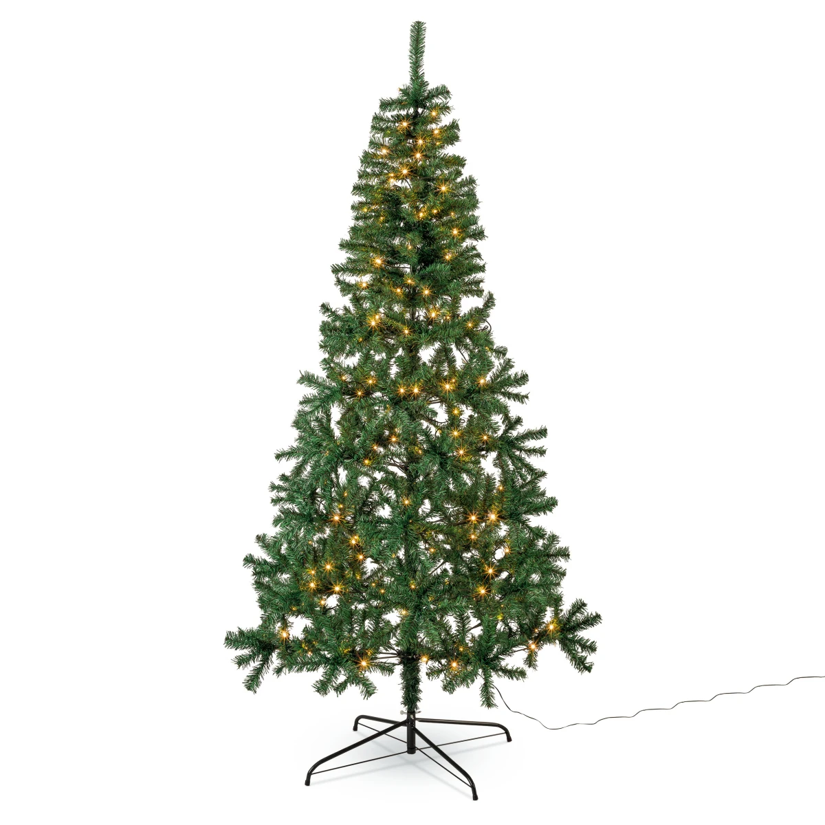 2.1 M High Green with 180 Lights Christmas Tree Factory Foreign Trade Direct Sales Home Store Holiday Decoration Lighting
2.1 M High Green with 180 Lights Christmas Tree Factory Foreign Trade Direct Sales Home Store Holiday Decoration Lighting
