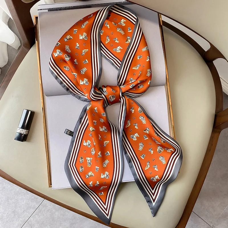 New 2021 Fashion Women Scarf Silk Satin Neck Hair Scarfs Lady's Foulard Hand Kerchief Female Elegant Head Band Tie Scarves
New 2021 Fashion Women Scarf Silk Satin Neck Hair Scarfs Lady's Foulard Hand Kerchief Female Elegant Head Band Tie Scarves