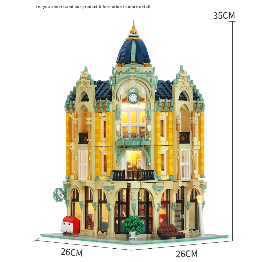 Creator Expert 4342pcs City Street View Corner Post Office MOC Model Modular Building Blocks Bricks Market Street Cafe Toys Gift
Creator Expert 4342pcs City Street View Corner Post Office MOC Model Modular Building Blocks Bricks Market Street Cafe Toys Gift