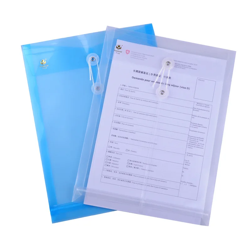 Fudekuai A4 File Bag Transparent Winding Rope File Bag Information Bag File Bag Plastic Test Paper Storage Bag Student
Fudekuai A4 File Bag Transparent Winding Rope File Bag Information Bag File Bag Plastic Test Paper Storage Bag Student
