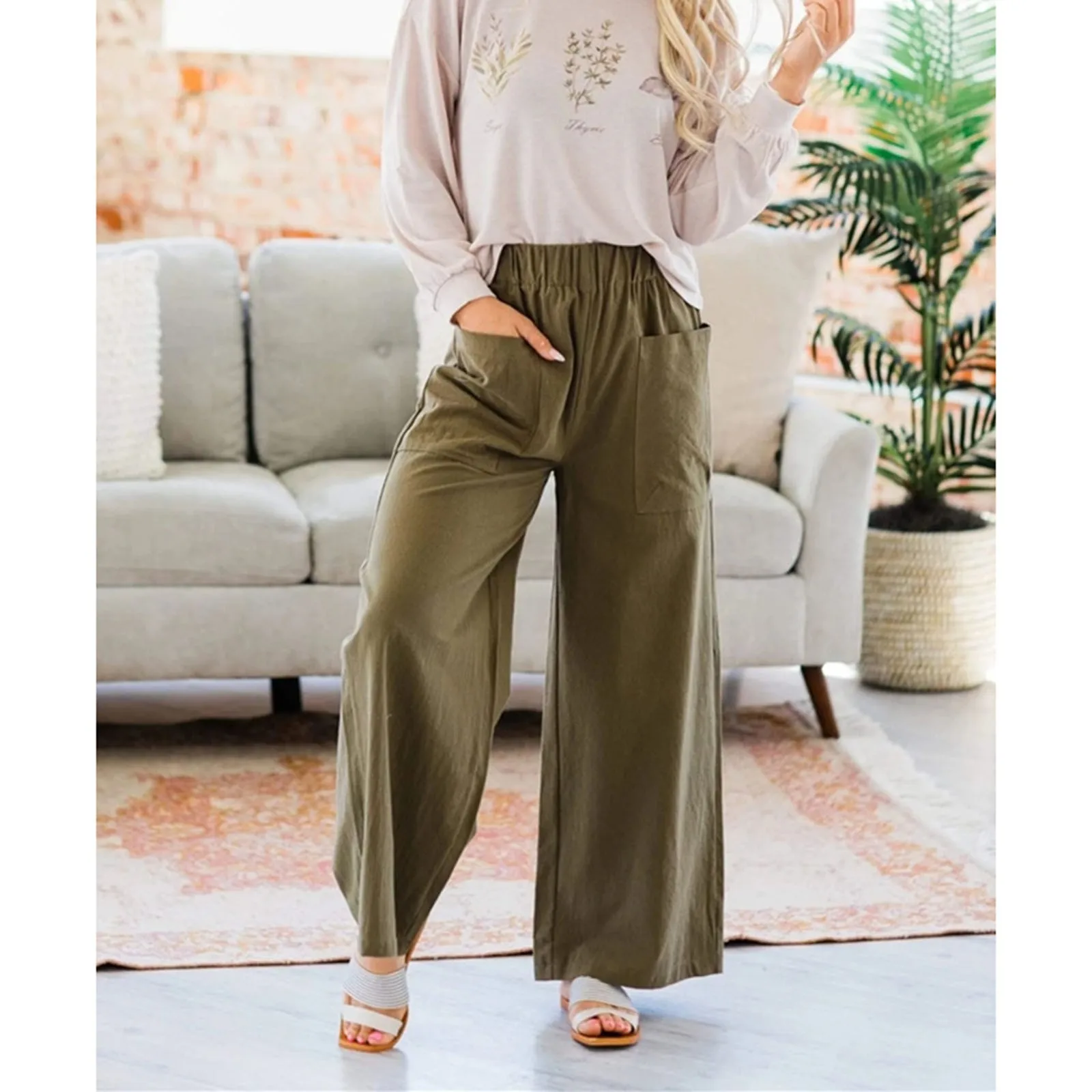 2021 Summer Trouser High Waisted Pants Women Fashion Pants Casual Pants Cotton Linen Long Straight Pants Trousers Calça Feminina
2021 Summer Trouser High Waisted Pants Women Fashion Pants Casual Pants Cotton Linen Long Straight Pants Trousers Calça Feminina