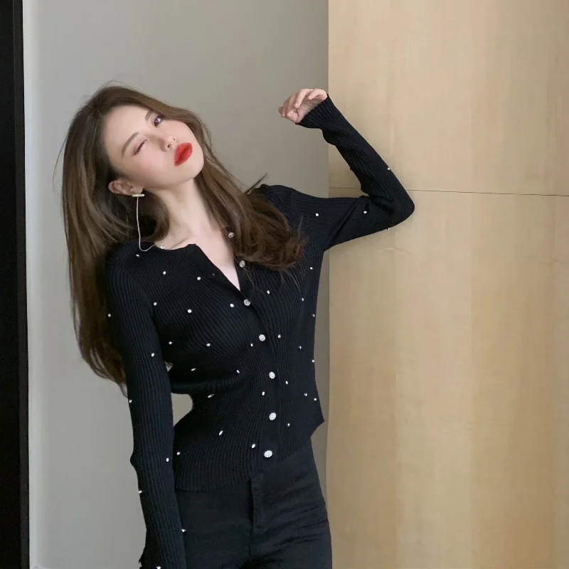 Осень 2021, зимний свитер, женские топы, вязаный пуловер, женская мягкая теплая толстая верхняя одежда
Осень 2021, зимний свитер, женские топы, вязаный пуловер, женская мягкая теплая толстая верхняя одежда