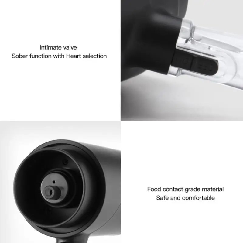 Rechargeable Black Portable Automatic One-Touch Wine Decanter With Wine USB Electric Wine Dispenser Pump Automatic Wine Pourer
Rechargeable Black Portable Automatic One-Touch Wine Decanter With Wine USB Electric Wine Dispenser Pump Automatic Wine Pourer