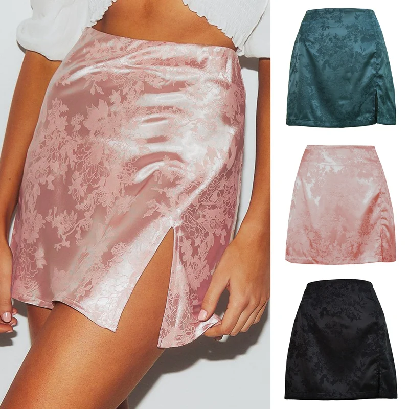 Women's Summer Elegant Jacquard Satin Short Skirt Sexy High Waist Mini Skirt Retro Zipper Skirt
Women's Summer Elegant Jacquard Satin Short Skirt Sexy High Waist Mini Skirt Retro Zipper Skirt