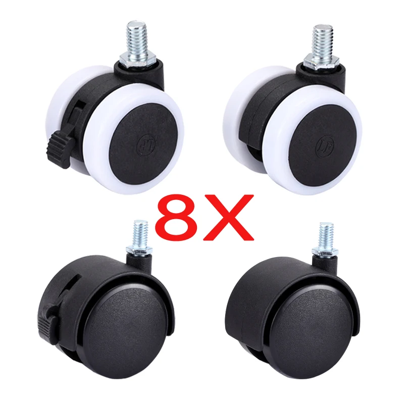 8 Pieces 1.5 Inch Wheel Furniture Wheels Caster Swivel Castor 360 Rotatable Universal Rollers Mute Rubber Protective / Plastic
8 Pieces 1.5 Inch Wheel Furniture Wheels Caster Swivel Castor 360 Rotatable Universal Rollers Mute Rubber Protective / Plastic