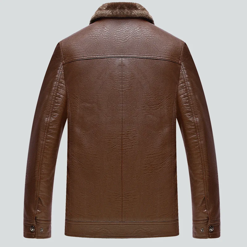 Casual Winter PU Leather Jacket Men Warm Outerwear Jaqueta Masculino Couro M-4XL Black Chaqueta Cuero Hombre CJ225
Casual Winter PU Leather Jacket Men Warm Outerwear Jaqueta Masculino Couro M-4XL Black Chaqueta Cuero Hombre CJ225