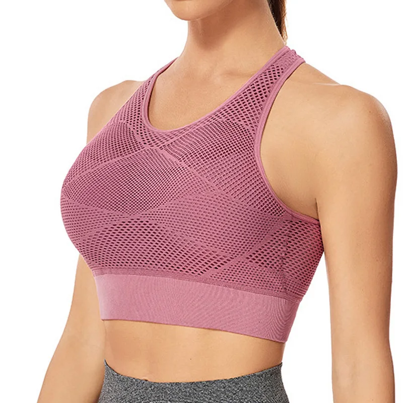 Sport Bra Women Yoga Running Workout Mesh Hollow Out Breathable Push Up Slim Tops Gym Fitness Athletic Cycling Bras
Sport Bra Women Yoga Running Workout Mesh Hollow Out Breathable Push Up Slim Tops Gym Fitness Athletic Cycling Bras