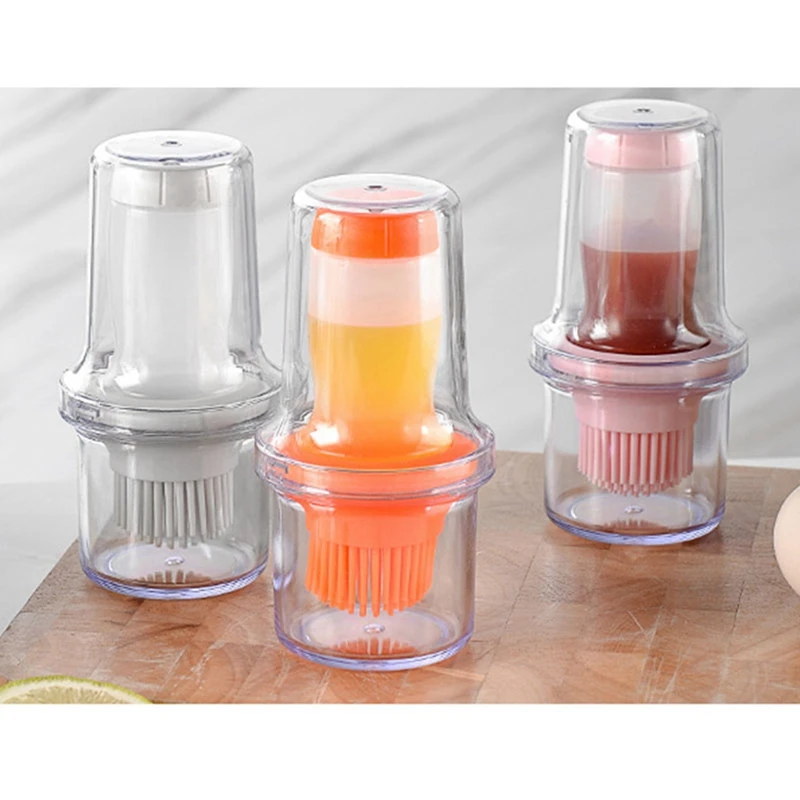 Portable Silicone Oil Bottle With Brush Grill Oil Brushes Liquid Oil Pastry Kitchen Baking BBQ Tool Kitchen Tools For B
Portable Silicone Oil Bottle With Brush Grill Oil Brushes Liquid Oil Pastry Kitchen Baking BBQ Tool Kitchen Tools For B