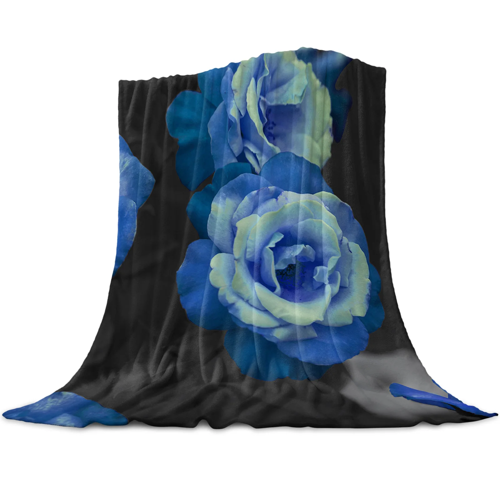 Blue Roses Flowers Throw Blanket Home Decoration Sofa Blanket Warm Microfiber Blankets for Bedroom
Blue Roses Flowers Throw Blanket Home Decoration Sofa Blanket Warm Microfiber Blankets for Bedroom