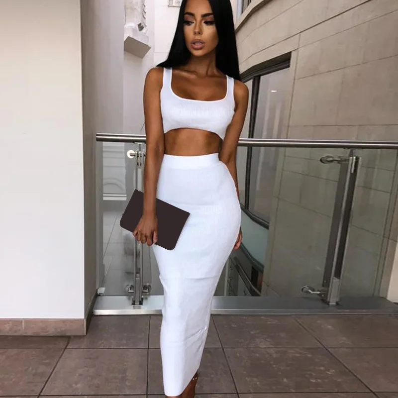 DiiWii Hot Style Ladies Short Tank Top High Waisted MIDI Dress Fashion Suit
DiiWii Hot Style Ladies Short Tank Top High Waisted MIDI Dress Fashion Suit