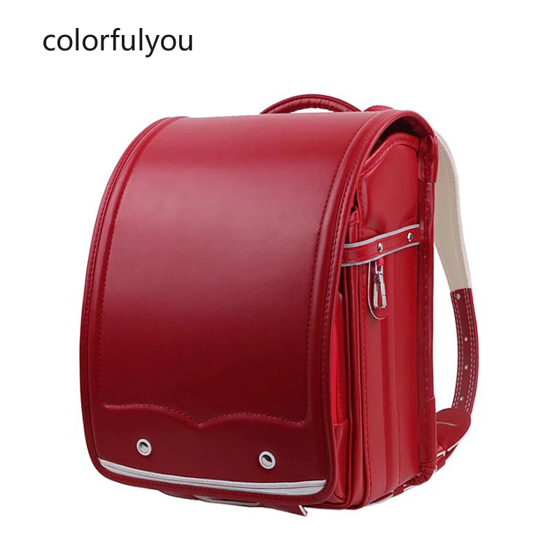 

Детский школьный ранец для девочек-подростков, ортопедический водонепроницаемый рюкзак из ПУ кожи, сумка для книг, 10 цветов, 2021