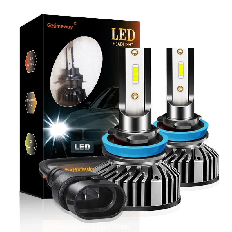 2PS Car Headlight H4 H7 LED Canbus H1 H3 H8 H11 9005 9006 9012 H27 880 CSP Chip100W 20000lm 6500K Auto Headlamp Fog Light Bulbs
2PS Car Headlight H4 H7 LED Canbus H1 H3 H8 H11 9005 9006 9012 H27 880 CSP Chip100W 20000lm 6500K Auto Headlamp Fog Light Bulbs