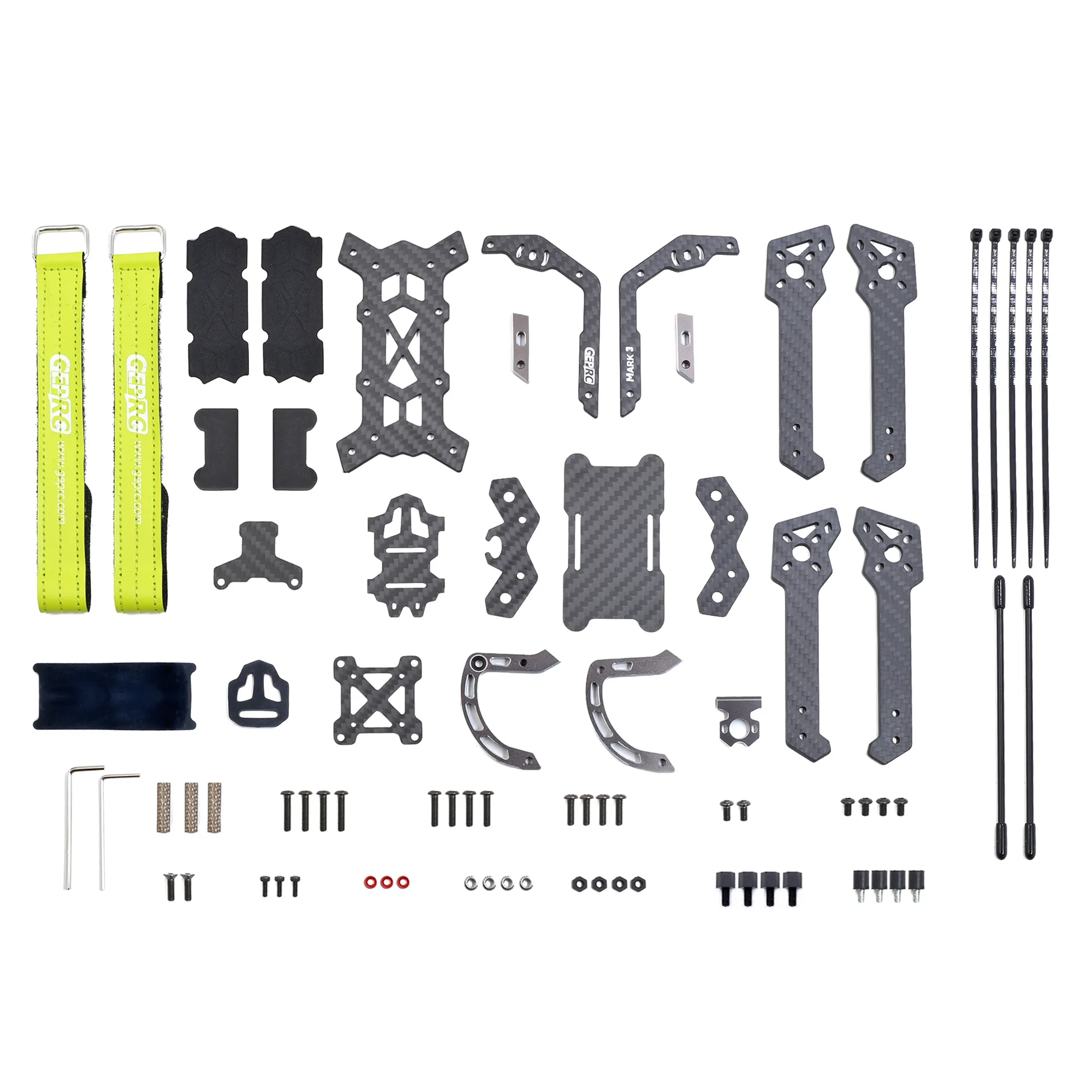 GEPRC GEP-Mark3 Frame kit H5 H6 HB56 T5 углеродное волокно 5 дюймов 6 для Freestyle Racing FPV Drone DIY Quadcopter Parts |