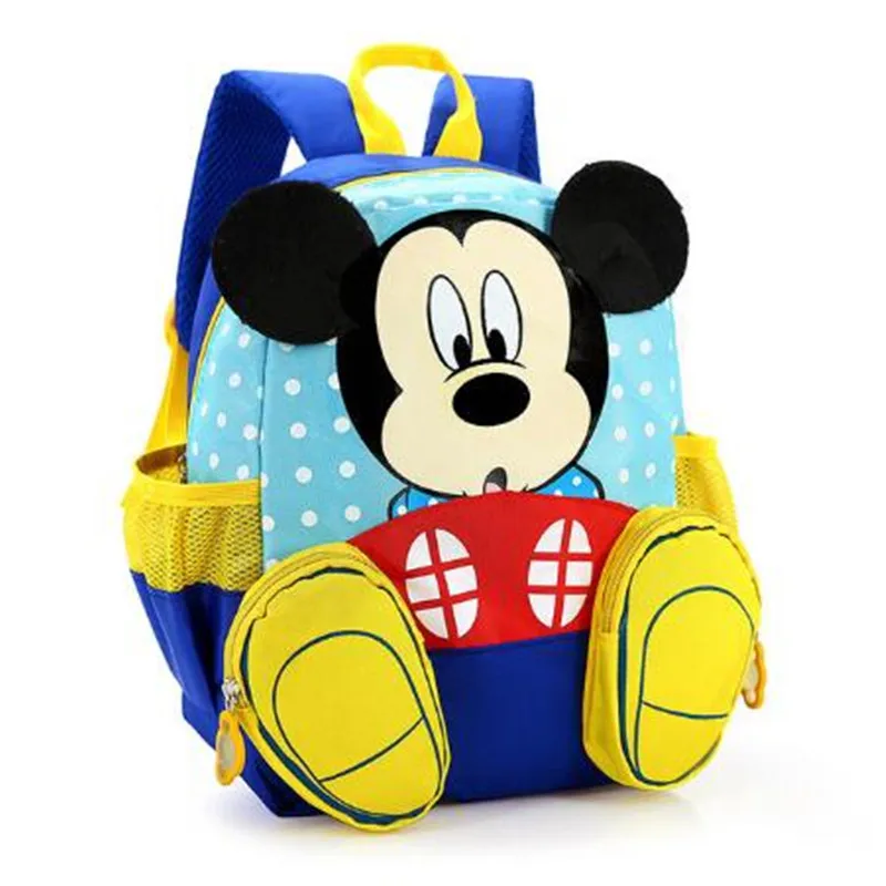 Disney Kindergarten Children Cartoon Mickey School Bags Kids Minnie Backpack Waterproof Schoolbags Satchel for boys and girls | Багаж и