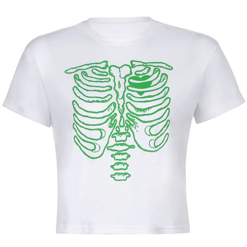 When the fashionable sternum print hit the open umbilical cord loose short-sleeved T-shirt top women 2021 new
When the fashionable sternum print hit the open umbilical cord loose short-sleeved T-shirt top women 2021 new