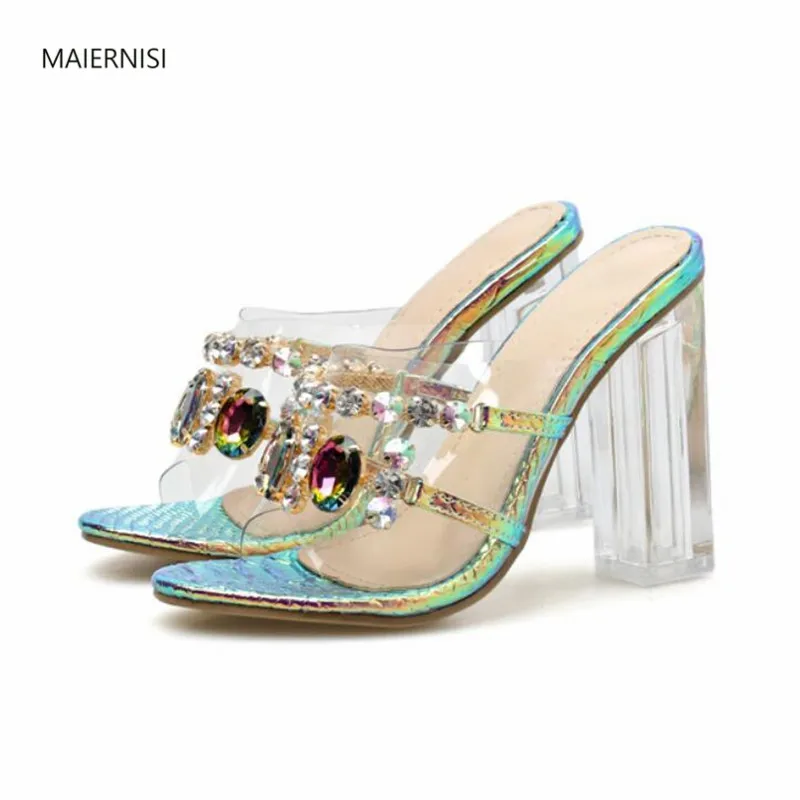New style princess shoes high quality sandals crystal women slippers women shoes 12C thick heel sexy fashion show 4-8 9
New style princess shoes high quality sandals crystal women slippers women shoes 12C thick heel sexy fashion show 4-8 9