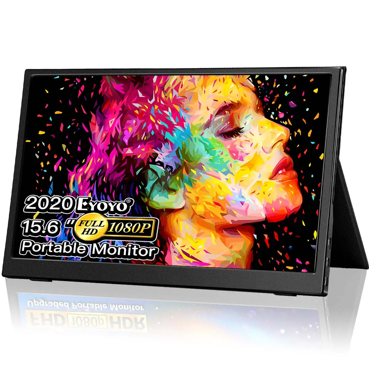 Eyoyo 15 6 "портативный монитор дюймов USB C компьютер Full HD 1920x1080p IPS экран игровой для