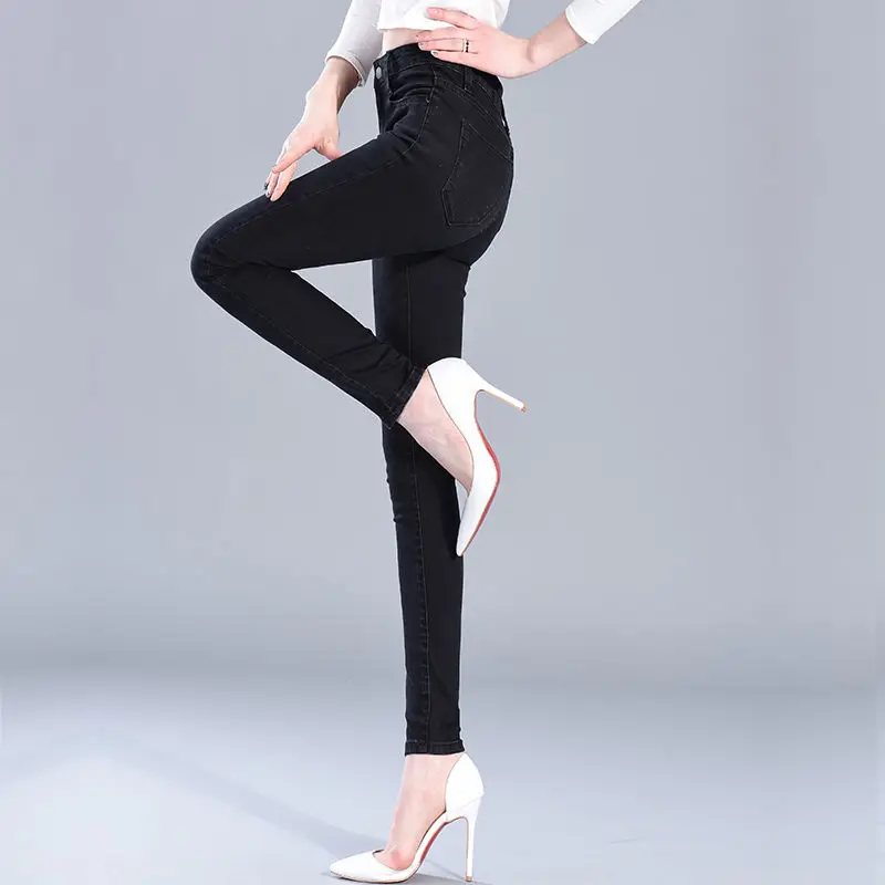 Fashion Skinny Denim Pencil Jeans Woman Elastic High Waist Plus Velet Trousers E30 Blue Stretch Plus Size Washed Jeans Female
Fashion Skinny Denim Pencil Jeans Woman Elastic High Waist Plus Velet Trousers E30 Blue Stretch Plus Size Washed Jeans Female