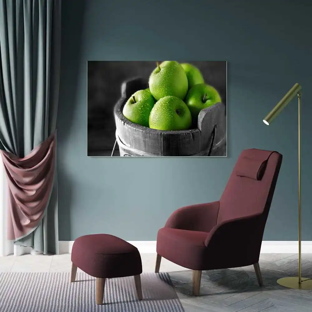 green apples Poster on the wall Room Abstract art Landscape painting Canvas decorative painting for room decoration
green apples Poster on the wall Room Abstract art Landscape painting Canvas decorative painting for room decoration