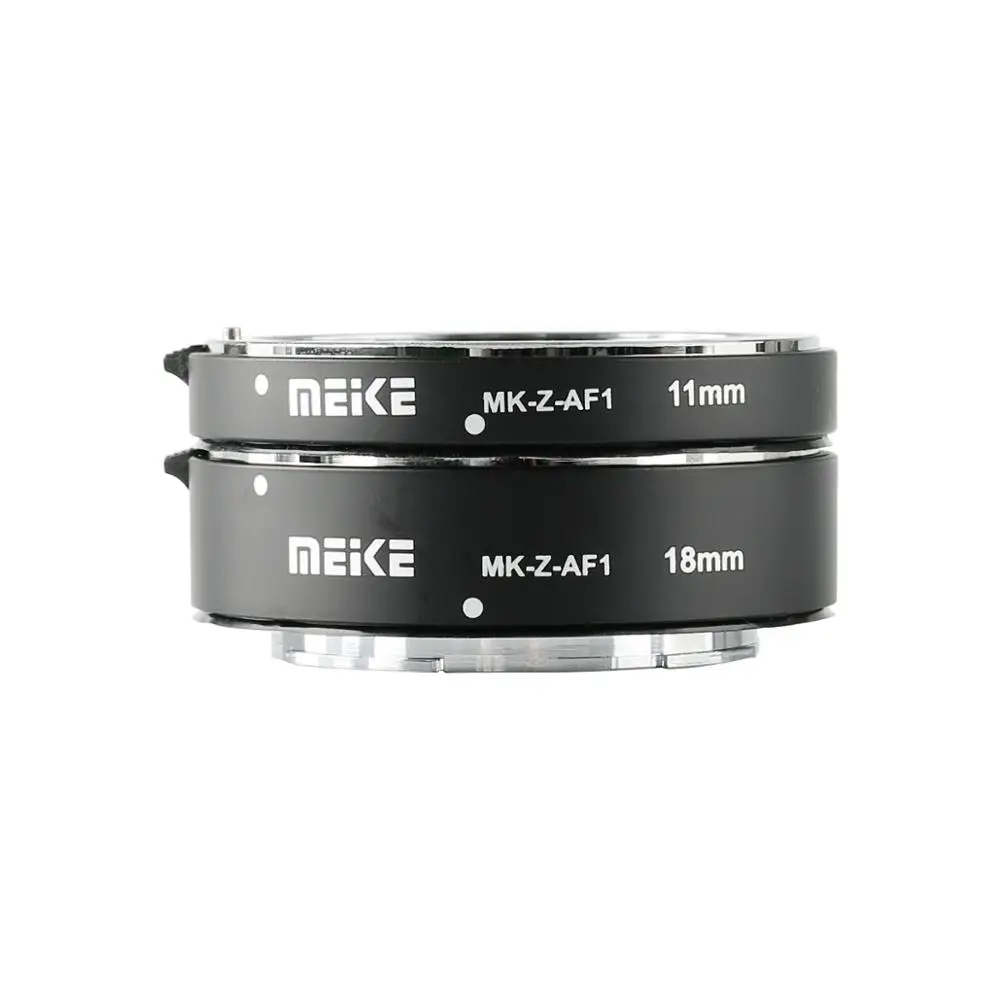 MEKE Meike MK-Z-AF1 Metal AF Macro Extension Tube Auto Focus Adapter ring 11mm 18mm for Nikon Z5 Z6 Z7
MEKE Meike MK-Z-AF1 Metal AF Macro Extension Tube Auto Focus Adapter ring 11mm 18mm for Nikon Z5 Z6 Z7
