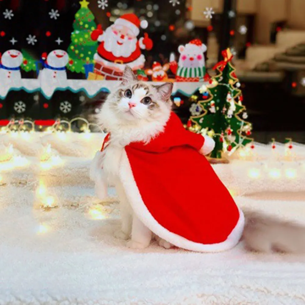 New Arrival Pet New Year's Costumes Red Color Romantic Apparel Cat Santa Brand Design Three Size Cat Clothes Animal Accessories
New Arrival Pet New Year's Costumes Red Color Romantic Apparel Cat Santa Brand Design Three Size Cat Clothes Animal Accessories