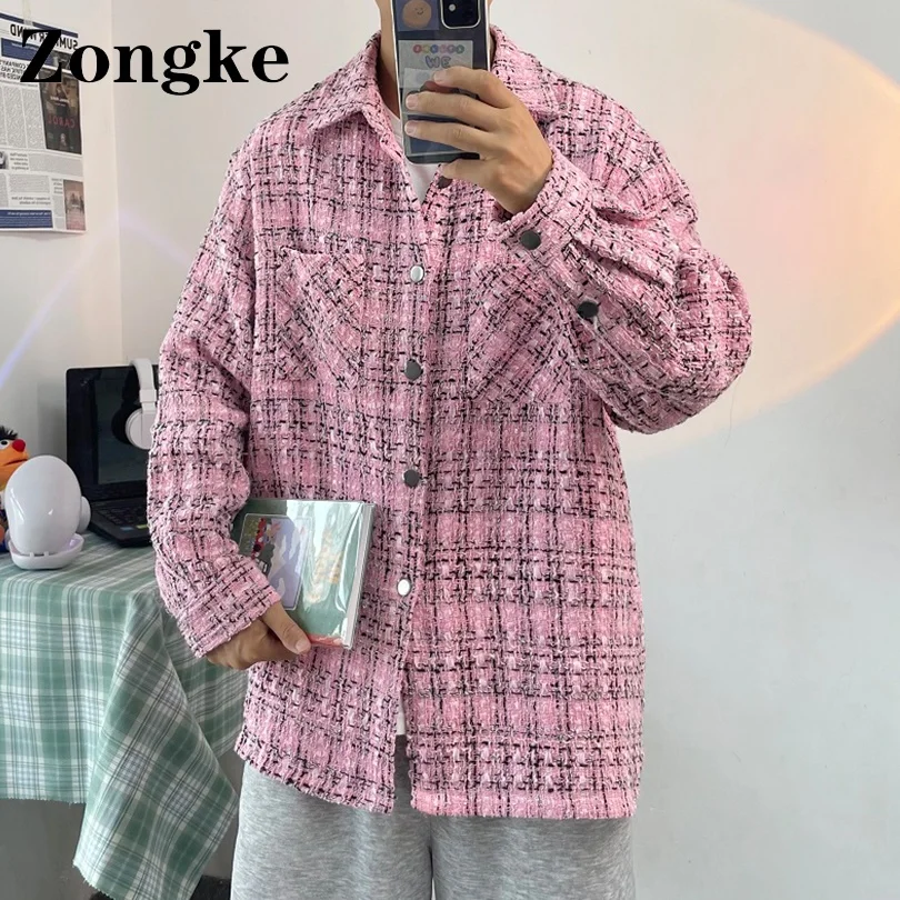 Zongke Plaid Jacket Men Coat Korean Style Bomber Jackets For Men Brand Streetwear 2XL 2022 Spring New Arrivals
Zongke Plaid Jacket Men Coat Korean Style Bomber Jackets For Men Brand Streetwear 2XL 2022 Spring New Arrivals
