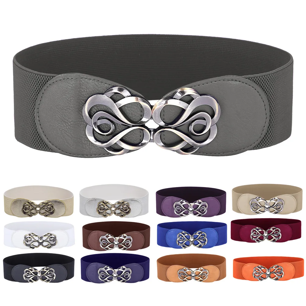 Fashion Girl Buckle Women Metal Stretch Elastic Corset Dress Waistbelt Waistband Bowknot Leather Corset Waist Belt Waistband New
Fashion Girl Buckle Women Metal Stretch Elastic Corset Dress Waistbelt Waistband Bowknot Leather Corset Waist Belt Waistband New