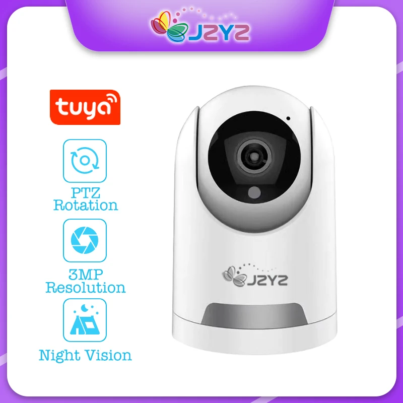 JZYZ 3MP PTZ Mini Camera Wifi Infrared Night Vision PTZ Two-way Audio Motion Detection Cloud Storage Camera Video Surveillance
JZYZ 3MP PTZ Mini Camera Wifi Infrared Night Vision PTZ Two-way Audio Motion Detection Cloud Storage Camera Video Surveillance