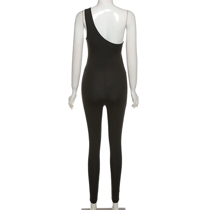 2021 Summer Women Sexy One Shoulder Jumpsuit Sleeveless Bodycon Solid Sport Fitness Playsuit Romper Overalls For Women
2021 Summer Women Sexy One Shoulder Jumpsuit Sleeveless Bodycon Solid Sport Fitness Playsuit Romper Overalls For Women