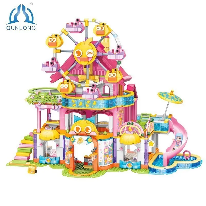 Children's Kids Figures Ferris Wheel Hotel Model Building Blocks Gifts Toys for Children Bricks Friends Christmas Ornaments Boys
Children's Kids Figures Ferris Wheel Hotel Model Building Blocks Gifts Toys for Children Bricks Friends Christmas Ornaments Boys