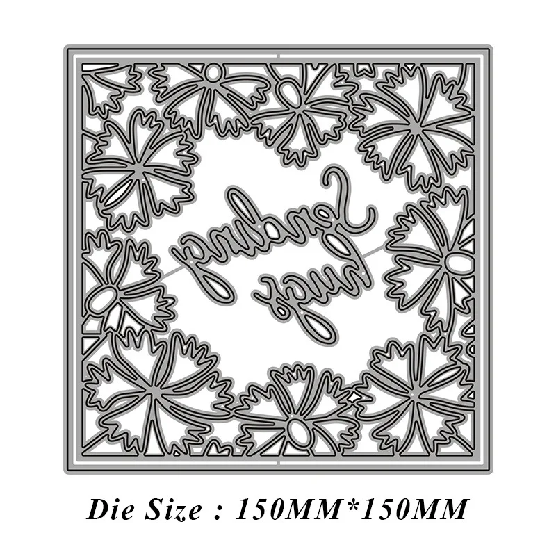 Flowers Hollow Square Metal Cutting Dies 2021 New Diy Molds Scrapbooking Paper Making Die Cuts Crafts
Flowers Hollow Square Metal Cutting Dies 2021 New Diy Molds Scrapbooking Paper Making Die Cuts Crafts