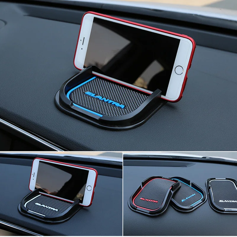 

Car Phone Holder Anti Slip Mat for Hyundai Elantra 2016 2017 2018 2019 2020 Mobile Navigation Pad Accessorie