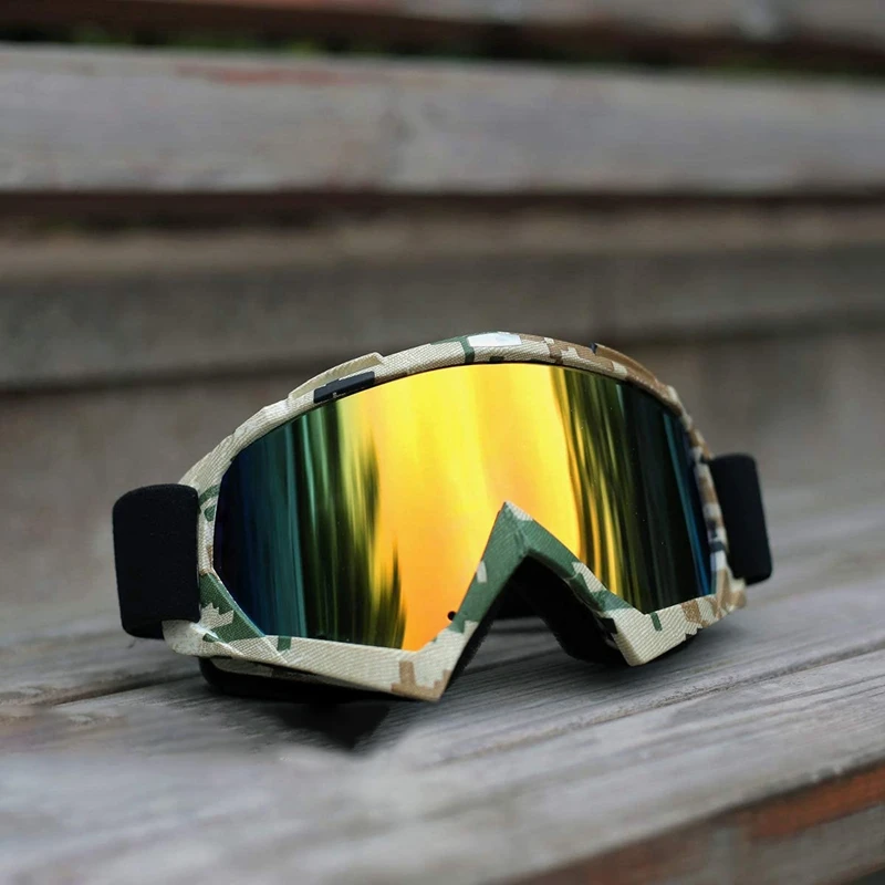 Dirt Bike Goggles,Anti-Fog Motorcycle Adjustable UV Protective Ski Goggles with OTG, for Men, Women & Youth
Dirt Bike Goggles,Anti-Fog Motorcycle Adjustable UV Protective Ski Goggles with OTG, for Men, Women & Youth