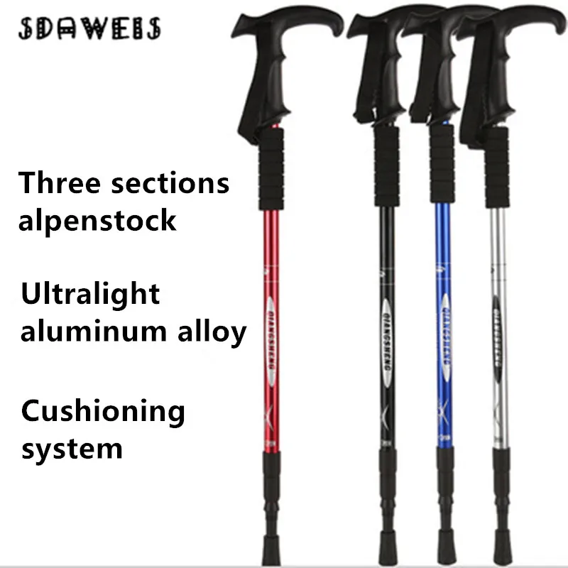 Adjustable Telescopic Hiking Poles Ultralight Wild Survival Supplies Trekking Pole Hiking Non-slip Stick Walking Sticks
Adjustable Telescopic Hiking Poles Ultralight Wild Survival Supplies Trekking Pole Hiking Non-slip Stick Walking Sticks
