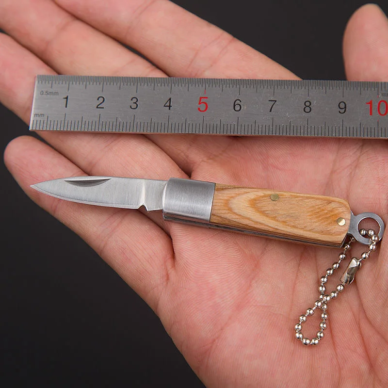 High Quality Portable Stainless steel mini folding knife ladies self-defense fruit knife keychain
High Quality Portable Stainless steel mini folding knife ladies self-defense fruit knife keychain