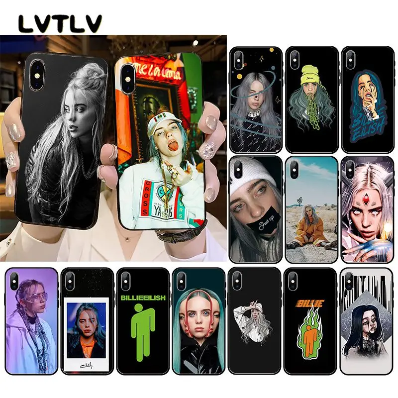 LVTLV Billie eilish rainbow blohsh глаза океана чехол для телефона iPhone 11 pro XS MAX 8 7 6 6S Plus X 5 5S SE XR