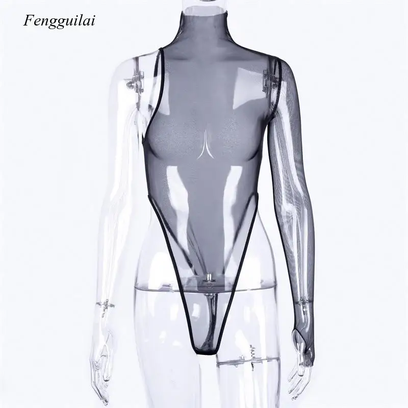 2021 Women Summer Bodysuit Mesh Sheer Sexy One Shoulder See Through Night Club Party Streetwear Festival Body One Piece
2021 Women Summer Bodysuit Mesh Sheer Sexy One Shoulder See Through Night Club Party Streetwear Festival Body One Piece