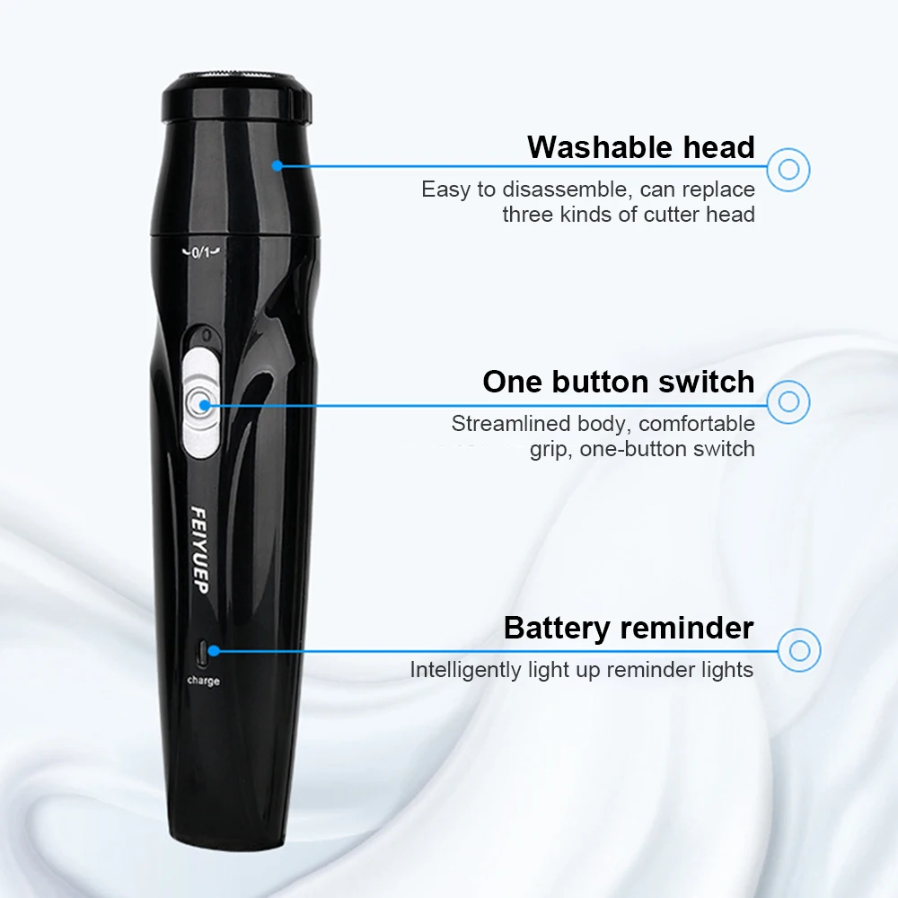 Multifunctional Mens Nose Hair Trimmer Nasal Shaver Rechargeable Hair Removal Eyebrow Trimer Shaver Haircut Personal Care Tools 
Multifunctional Mens Nose Hair Trimmer Nasal Shaver Rechargeable Hair Removal Eyebrow Trimer Shaver Haircut Personal Care Tools
