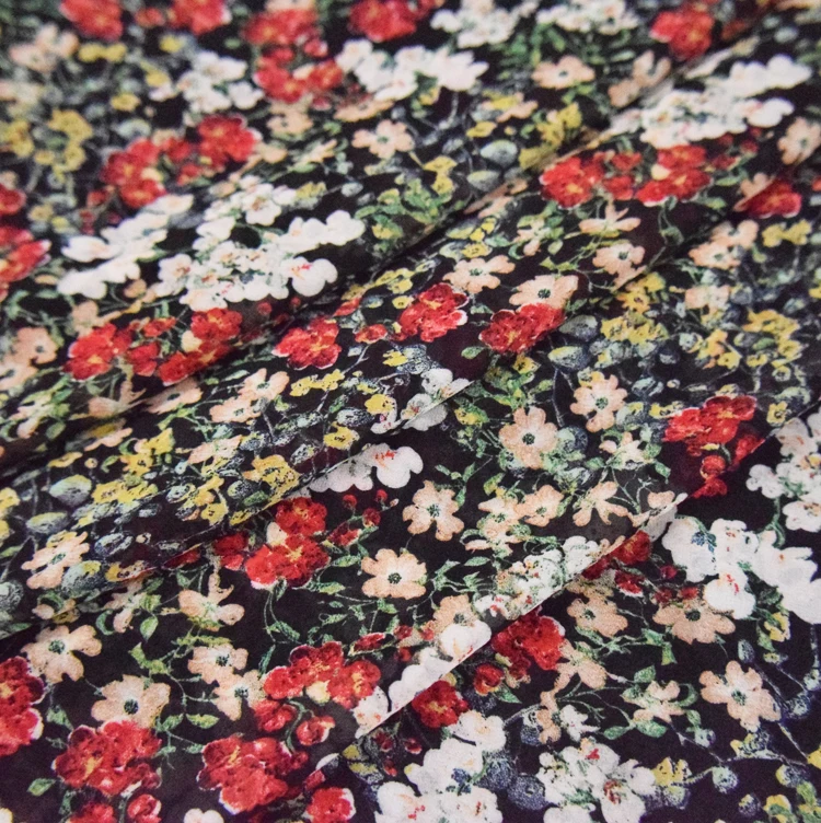 50*148 см гуашь цветок Печать high-end волокна пряжи шифоновая ткань платье рубашка Женская Ручная работа Сделай Сам ткань 
50*148 см гуашь цветок Печать high-end волокна пряжи шифоновая ткань платье рубашка Женская Ручная работа Сделай Сам ткань