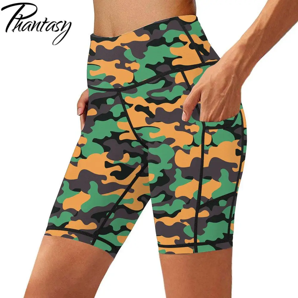 Phantasy Fashion Camouflage Printed Sport Shorts Summer Women Casual Slim Short Pants High Waist Knee-Length Fitness Leggings
Phantasy Fashion Camouflage Printed Sport Shorts Summer Women Casual Slim Short Pants High Waist Knee-Length Fitness Leggings