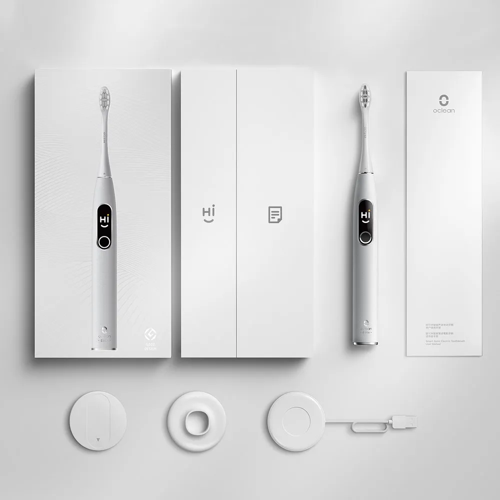 Oclean X Pro Elite Sonic Electric Toothbrush Smart Electric Toothbrush IPX7 Quiet Mark Fast Charging Upgrade for XPro Toothbrush
Oclean X Pro Elite Sonic Electric Toothbrush Smart Electric Toothbrush IPX7 Quiet Mark Fast Charging Upgrade for XPro Toothbrush