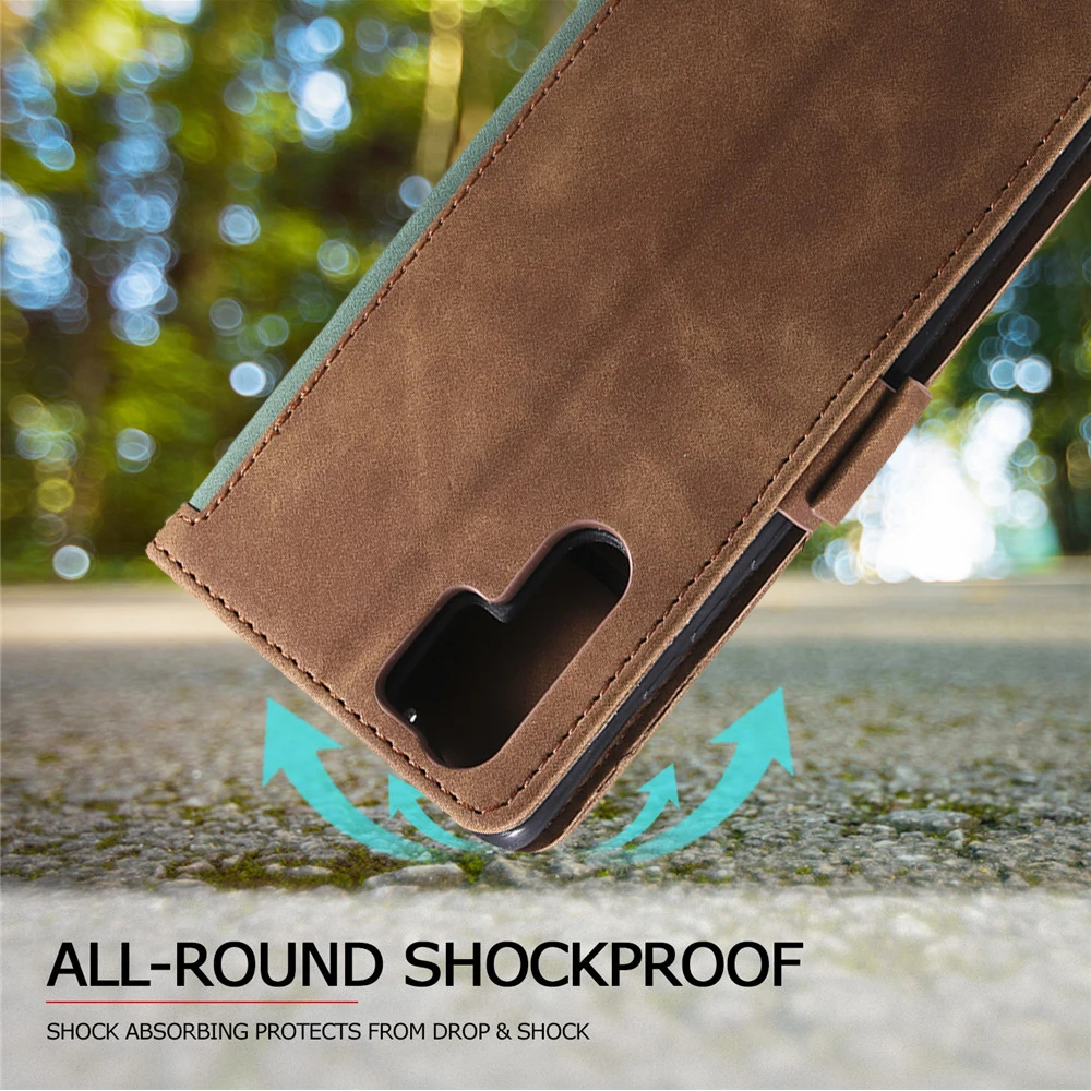 Luxury Strong Magnetic Wallet Case For Huawei P30 Pro Lite P30lite P30pro Leather Flip Card Holder Stand Phone Bags Cover Coque | Мобильные
