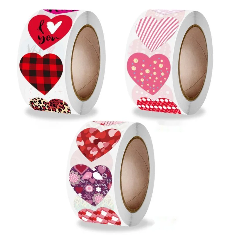 500pcs/roll Valentine's Day Heart Love Sticker Thank You Packaging Cute Sticker Roll Scrapbooking Party Gift Self Adhesive Label
500pcs/roll Valentine's Day Heart Love Sticker Thank You Packaging Cute Sticker Roll Scrapbooking Party Gift Self Adhesive Label
