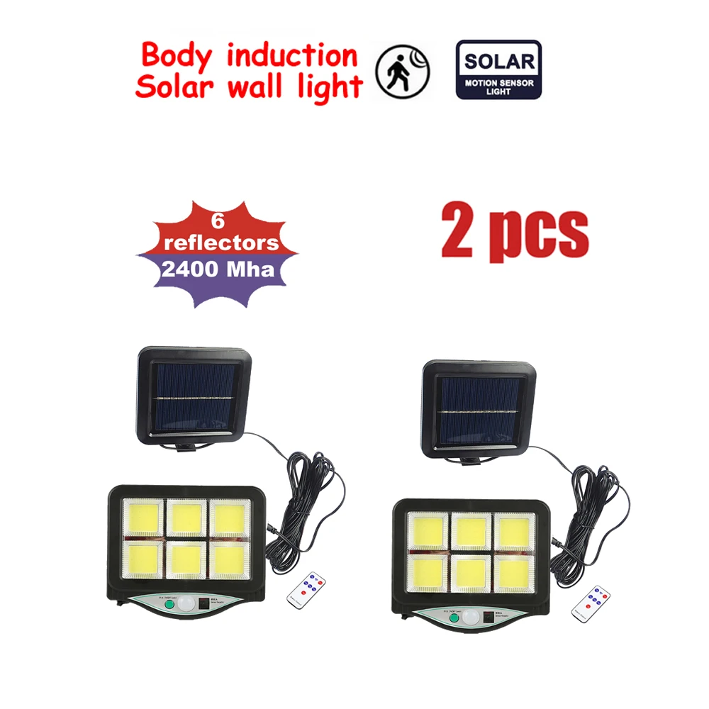 2pcs seperable Remote Control Solar Light PIR Motion Sensor IP65 Outdoor Wall Lamp Solar Powered Garden Lamp Fence Yard Street L
2pcs seperable Remote Control Solar Light PIR Motion Sensor IP65 Outdoor Wall Lamp Solar Powered Garden Lamp Fence Yard Street L