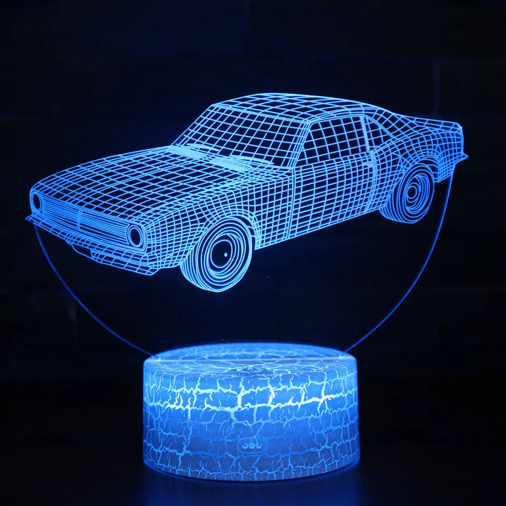 Светодиодная 3d лампа в форме автомобиля, ночник с USB, украшение для детской спальни, креативный рождественский подарок, белая подсветка, 7 цв...
Светодиодная 3d лампа в форме автомобиля, ночник с USB, украшение для детской спальни, креативный рождественский подарок, белая подсветка, 7 цв...
