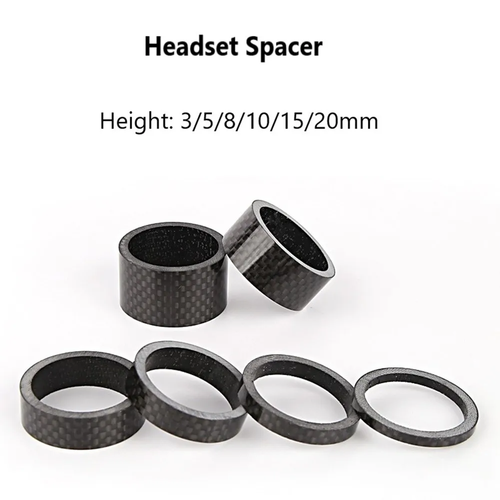 Bicycle Headset Spacer 3/5/8/10/15/20mm Road Mountain Bike Spacers Kit Stem Carbon Fiber Washer Front Fork Adjustment 28.6mm
Bicycle Headset Spacer 3/5/8/10/15/20mm Road Mountain Bike Spacers Kit Stem Carbon Fiber Washer Front Fork Adjustment 28.6mm