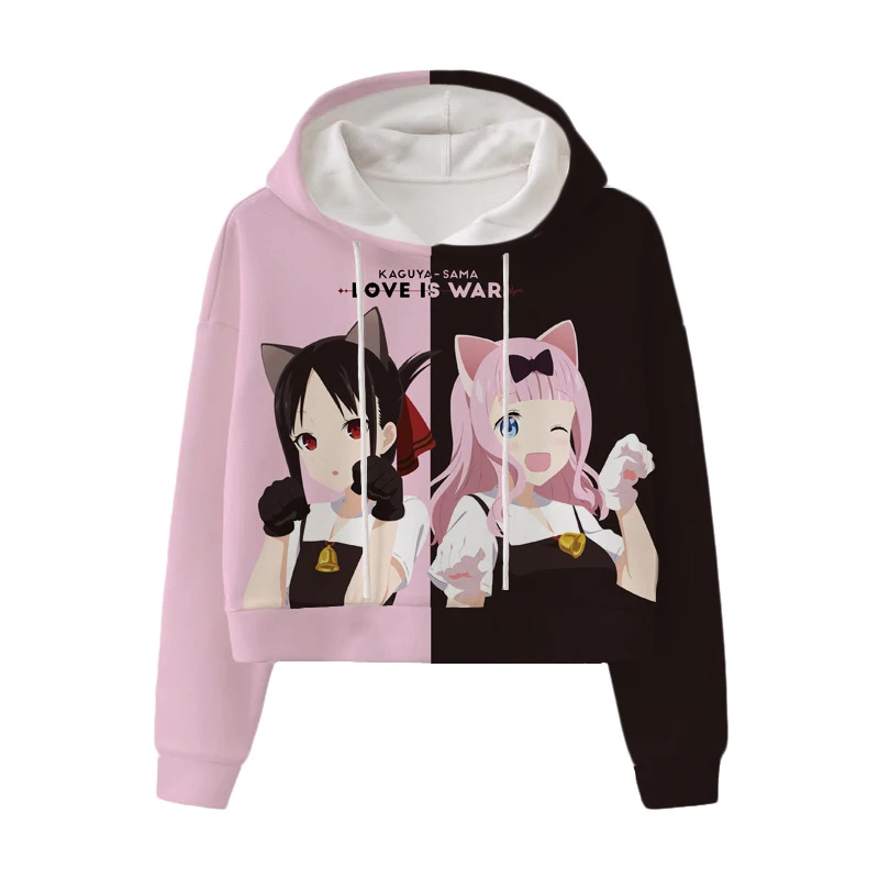 Kaguya-sama: Love is War Shirogane Miyuki Fujiwara Chika Pullover Hooded Hoodie Cosplay Costume Women Fashion Sweatshirt
Kaguya-sama: Love is War Shirogane Miyuki Fujiwara Chika Pullover Hooded Hoodie Cosplay Costume Women Fashion Sweatshirt