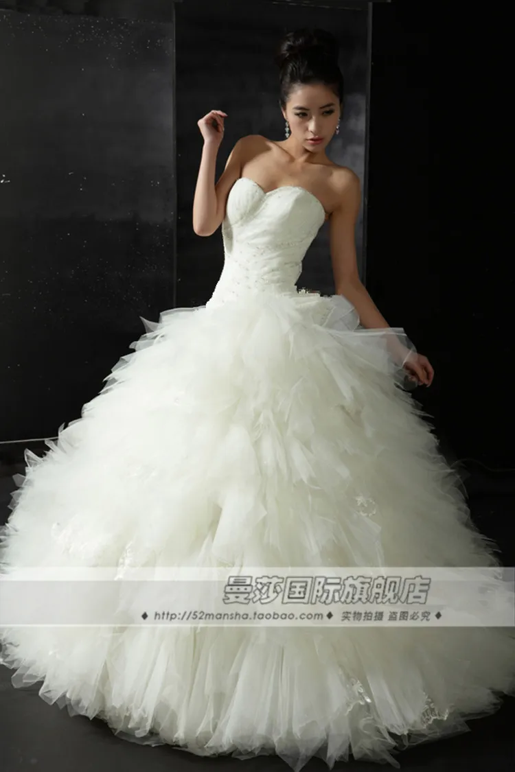 long tulle bridal dress Limited free Shipping Cute Cathedral Gowns Gauze Beading Net Tube Top Type Bespoke Wedding Dresses
long tulle bridal dress Limited free Shipping Cute Cathedral Gowns Gauze Beading Net Tube Top Type Bespoke Wedding Dresses