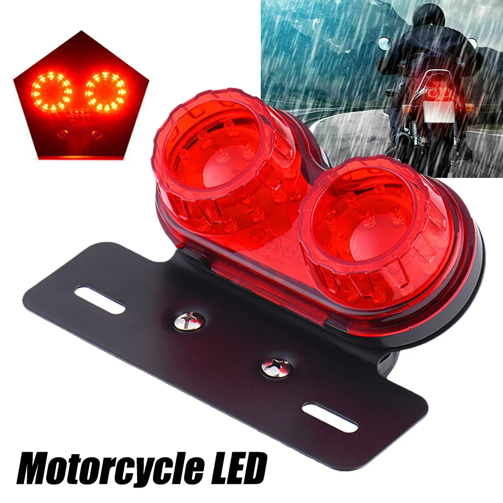 Universal Motorcycle LED Taillight 12V Turn Signal Warning Brake Light Retro License Plate Lamp For Honda Kawasaki Yamaha Suzuki
Universal Motorcycle LED Taillight 12V Turn Signal Warning Brake Light Retro License Plate Lamp For Honda Kawasaki Yamaha Suzuki