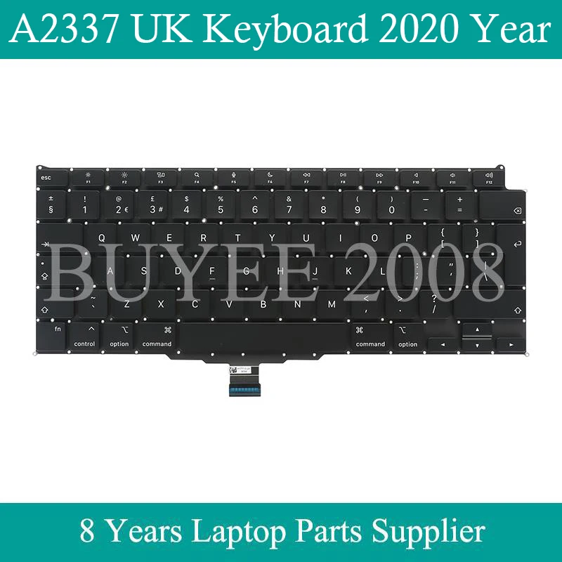 

Original New 13" 2020 Year A2337 UK Keyboard For Macbook Air Retina 13.3" A2337 UK Keyboards Replacement
